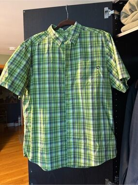 Marmot Men's Green Plaid Shirt